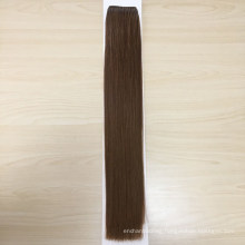 Dark Brown Color 8-30inch Length Size Human Hair Virgin Hair Remy Hair Cotton Thread Knotted Hair Extension